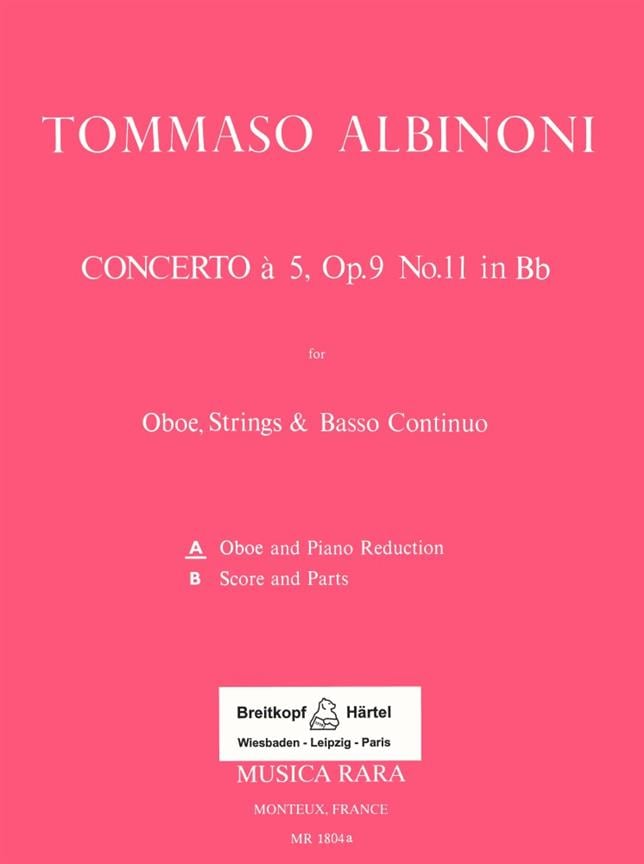 Concerto a 5 in B op. 9/11